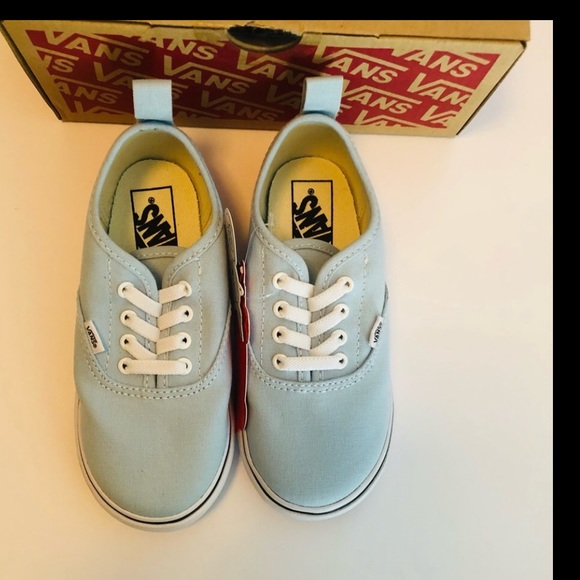 Vans Era Unisex Slip-on Elastic Lace Light Blue Toddler - Picture 4 of 4